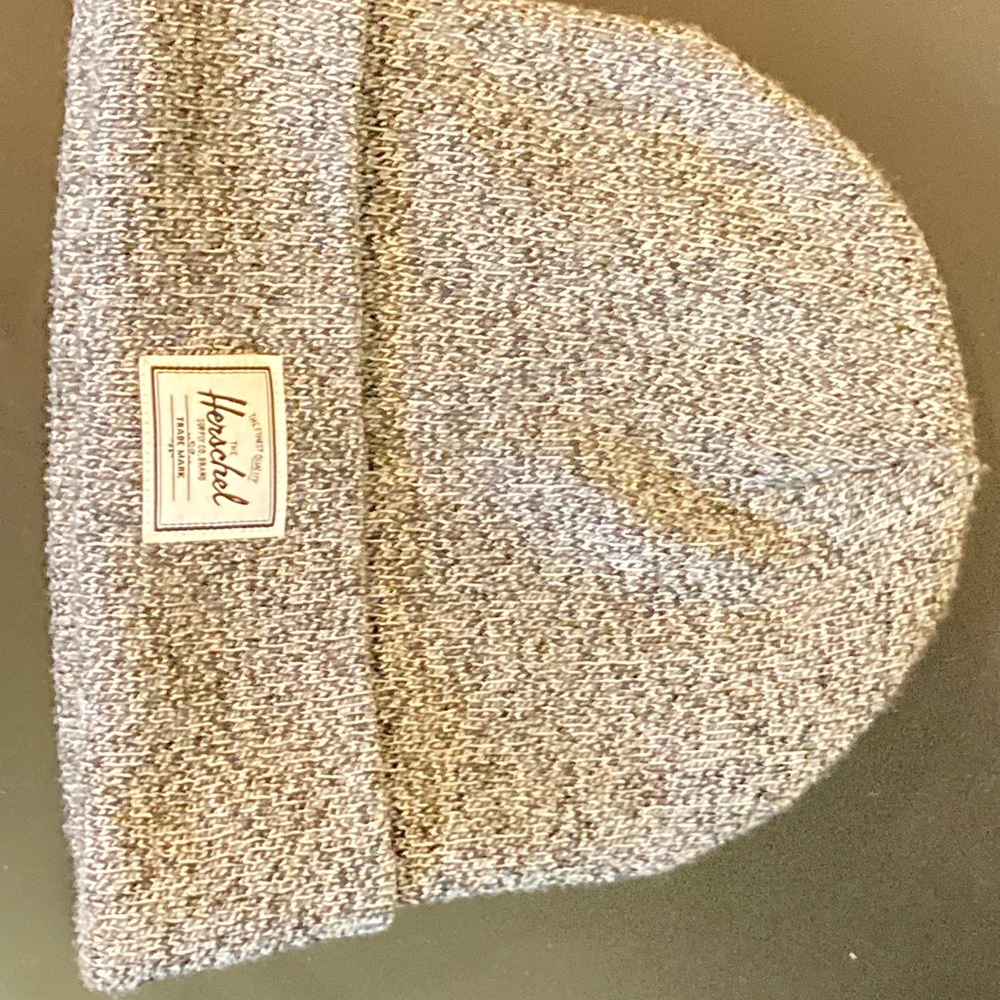 Herschel Gray Knit Beanie